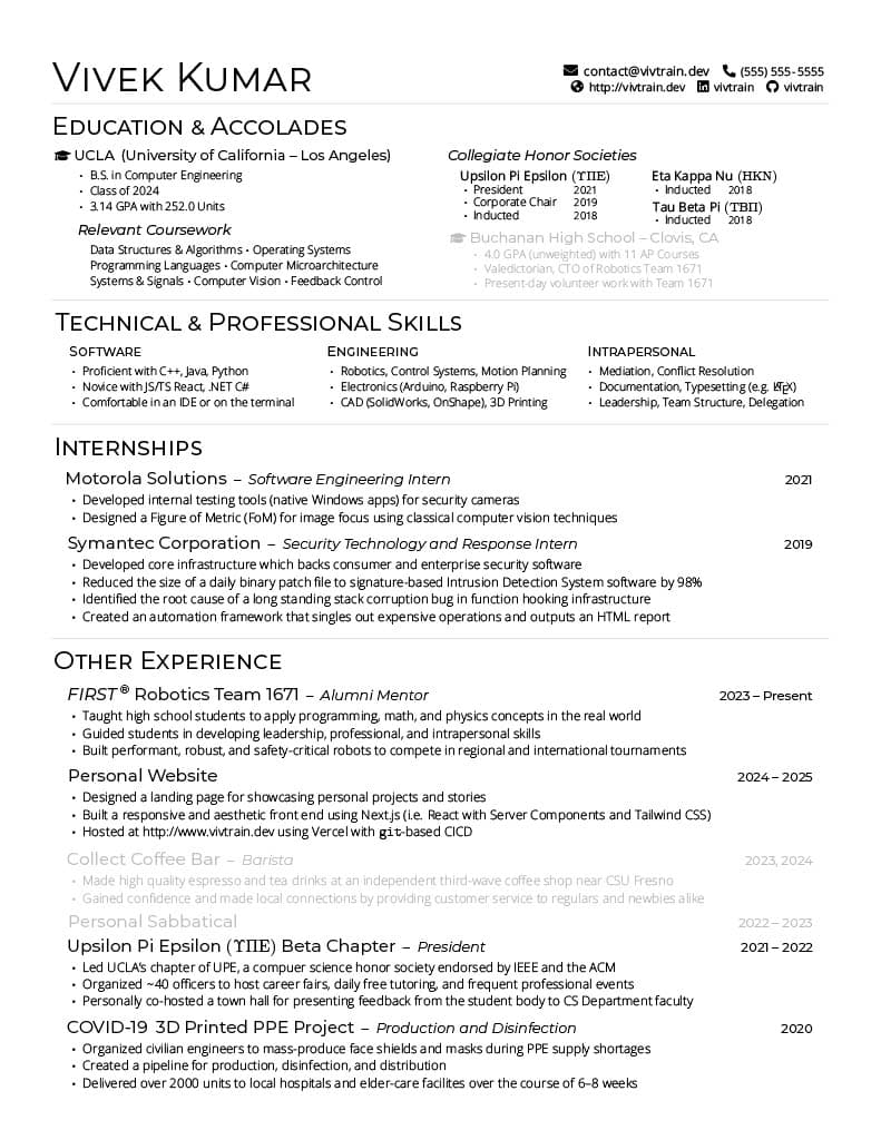 Resume preview image